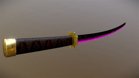 3d model katana